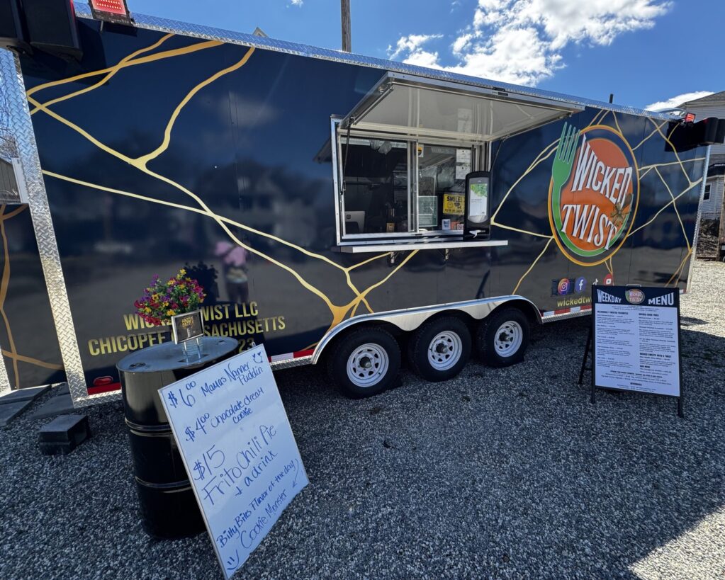 Wicked Twist Food Truck open Mon-Sat. 11am-5pm at Chicopee Center Space