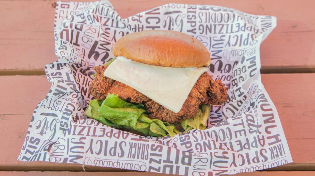 Mother Clucker chicken sandwich at Wicked Twist Food Truck